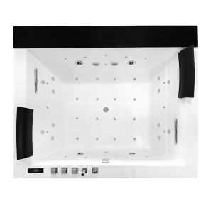 Cad?? SPA Premium MO-1285 cu hidromasaj , Design modern, 180x150x72 cm - Img 7