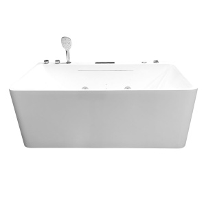 Cada De Baie Freestanding 150x75x58cm ,Cu Hidromasaj, Culoare Alb - Img 3