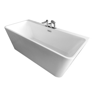 Cada de baie freestanding cu baterie Crom inclusa, dimensiuni 150X75X58CM