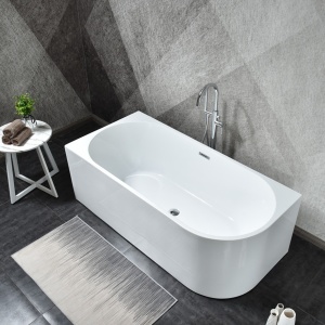 Cada de baie PRO MARSALA 170 cm Stanga, Design modern, Alba - Img 1