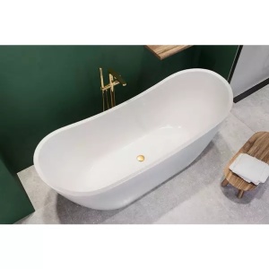 Cada freestanding Cersanit Zen 182x71 cm alb lucios - Img 5