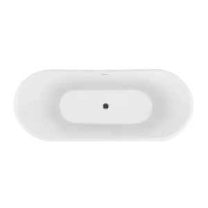 Cada freestanding Rea Kerrano 150x75 cm alb lucios - Img 4