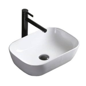 Chiuveta de blat PRO AWA, Dimensiuni 45.5x 32x 13.5 cm, Forma Dreptunghiulara, Ceramica sanitara, Fara gaura baterie, Alb