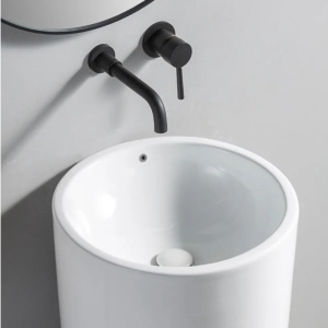 Lavoar LINCOLN Montaj freestanding culoare alb - Img 2