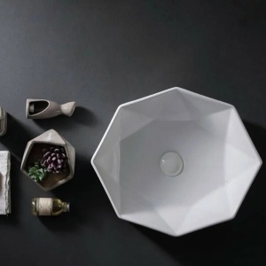 Lavoar pe blat Fluminia Briliant 41,5x41,5 cm - Img 2