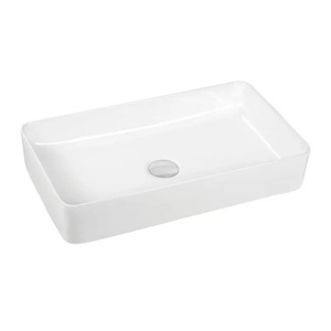Lavoar pe blat Fluminia Lena alb 50 cm - Img 1