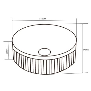 Lavoar pe Blat LAVA-MTB-RF-370 Negru mat, Canelat - Img 5