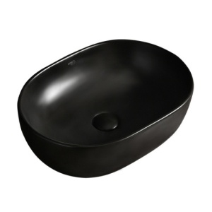 Lavoar pe blat, Neo, Material Ceramica, Negru Mat, Dimensiune 48x34.5x13.5 cm - Img 8
