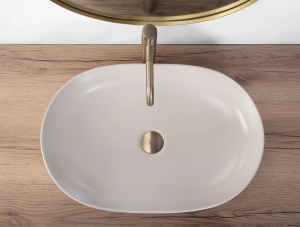 Lavoar pe blat Rea CLEO 61 BEIGE MATT - Img 2