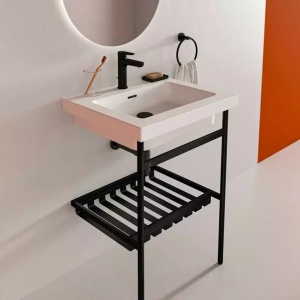 Lavoar pe mobilier Ideal Standard Atelier Extra alb lucios cu orificiu preaplin 81 cm - Img 7