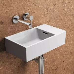 Lavoar suspendat Ideal Standard Atelier Extra 45 cm alb lucios cu orificiu preaplin dreapta - Img 8