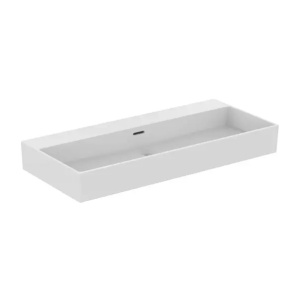 Lavoar suspendat Ideal Standard Atelier Extra alb lucios 100 cm cu orificiu preaplin - Img 10