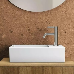 Lavoar suspendat Ideal Standard Atelier Extra alb lucios 45 cm cu orificiu baterie si preaplin dreapta - Img 9