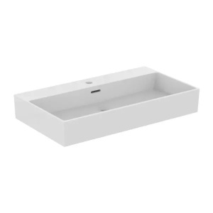 Lavoar suspendat Ideal Standard Atelier Extra alb lucios cu orificiu baterie si preaplin 80 cm - Img 1
