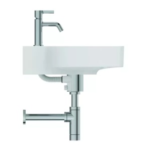 Lavoar suspendat Ideal Standard Atelier Linda-X 50 cm alb lucios cu orificiu baterie si preaplin - Img 6