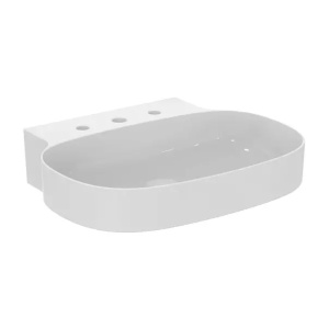 Lavoar suspendat Ideal Standard Atelier Linda-X 60 cm alb lucios cu 3 orificii baterie - Img 1