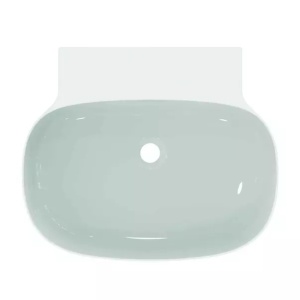 Lavoar suspendat Ideal Standard Atelier Linda-X 60 cm alb lucios cu orificiu preaplin - Img 4
