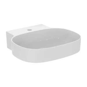 Lavoar suspendat Ideal Standard Atelier Linda-X alb lucios 50 cm cu orificiu baterie - Img 5