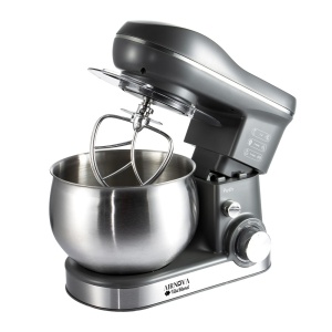 Mixer cu bol AIRNOVA® VitaBlend BLD-10, 1200W, Bol inox 5L, 3 Accesorii, 6 Viteze, Negru/Inox - Img 3