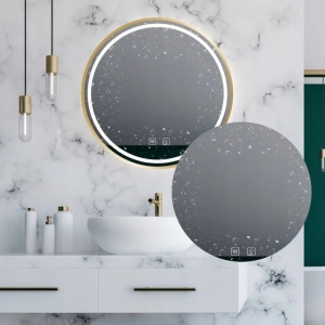 Oglinda led 80 CM MMJ Brush Gold - Img 7