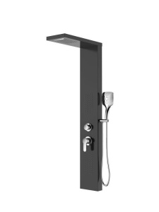 Panou de dus Columbia, Dimensiune 130x20x50cm, Design Elegant, Culoare Negru