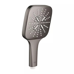 Para de dus Grohe Rainshower SmartActive 130 Cube 3 functii antracit lucios Hard Graphite