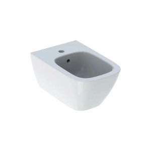 Produs cu transport gratuit Bideu suspendat Geberit Smyle Square alb - Img 1