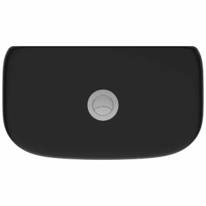Rezervor pe vas wc Ideal Standard Tesi negru mat cu alimentare inferioara - Img 1