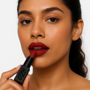 Ruj de buze cu pigment intens CTZN, Colectia Code Red, Vegan, Vitamina E, rezistent la apa, cu unt de shea, Rosso - Img 2
