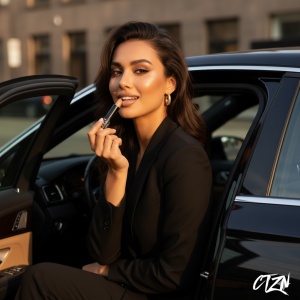 Ruj si creion de buze CTZN, Nudiversal Lip Duo, rezistent la apa, cu unt de mango salbatic, Bali - Img 4