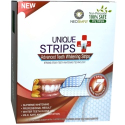 Set Benzi pentru albirea dintilor, Fara peroxid, NeoSimply, 14 plicuri, 65 g
