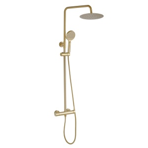 Set de du?? aparent Costa Gold Brush auriu periat