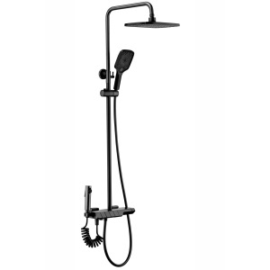 Set de dus cu termostat REA ROB black - Img 2