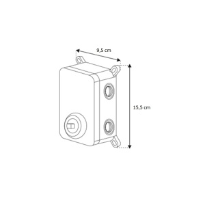 Set de dus incastrat PRO COSTA GOLD, cu box inclus, montaj in perete - Img 5