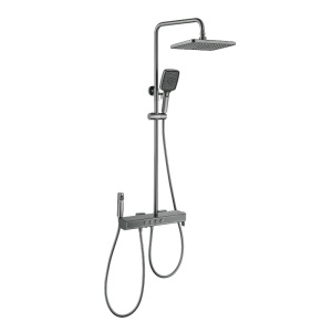 Set de dus PRO FAPPER cu diferite moduri de stropire, afisaj LCD, Culoarea Gri