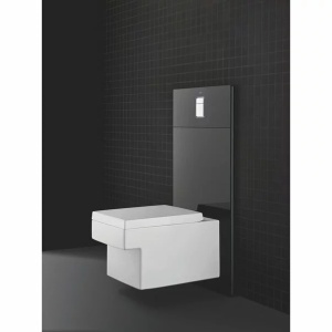 Set rezervor Grohe Rapid SL cu clapeta Skate Cosmopolitan si vas wc Grohe Cube Ceramic PureGuard Triple Vortex capac soft close - Img 2