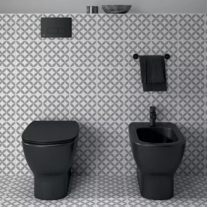 Set rezervor WC cu cadru Ideal Standard ProSys si clapeta Oleas M3 negru mat - Img 8