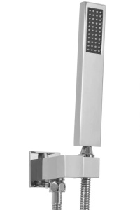 Sistem Complet De Dus REA FENIX DAVIS CHROM + Termostatic, BOX, Montaj In Perete, Para Patrata Tip Ploaie 30 x 30 Cm, 2 Functii De Curgere A Apei, Crom - Img 5