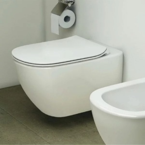 Vas de toaleta suspendat Ideal Standard Tesi Aquablade cu capac slim - Img 4