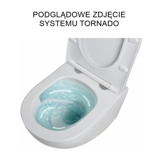 Vas WC PRO SOFIA BLACK, Sistem inovator de spalare Rimless Tornado, Suspendat, Ceramica sanitara - Img 4