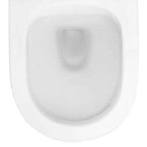 Vas WC REA CARLO FLAT MINI, Suspendat, Ceramica Sanitara, 49.5 x 37 x 35.5 cm, Scaun soft-close inclus, Alb - Img 4