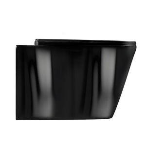 Vas Wc suspendat Rain rimless negru, capac softclouse inclus - Img 6