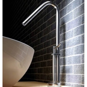 Baterie lavoar PRO STELLA Chrome, Montaj pe blat, inaltime 40 cm, finisaj Crom - Img 2