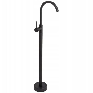 Baterie Lavoar REA Lungo Ortis, Montaj Pe Podea, Inaltime 110 Cm, Finisaj Negru Mat