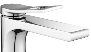 Baterie Lavoar REA SOUL CHROM HIGH , Montaj Pe Blat, Capat Fix, Inaltime 22.5 Cm, Finisaj Crom - Img 3