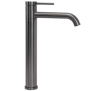 Baterie pentru baie REA Lungis, Design Modern, Culoare Gun Grey Super High - Img 4