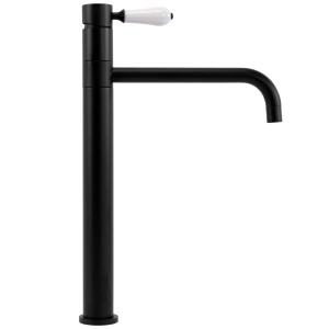 Baterie pentru lavoar Rea Serra Black Mat High - Img 1