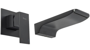 Baterie REA MASON Black, montaj incastrat in perete, finisaj Negru Mat - Img 5