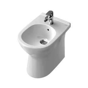 Bideu pe pardoseala Villeroy&Boch O.Novo Back-to-Wall alb - Img 1
