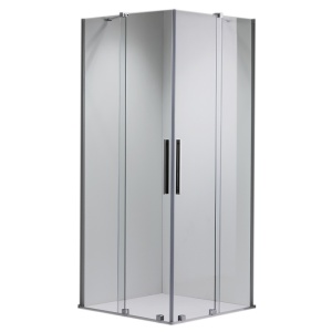 CABIN? DE DU?? P?TRAT? ASTRA-CH-A-90X2+D CROM 90X90 CM 8 MM